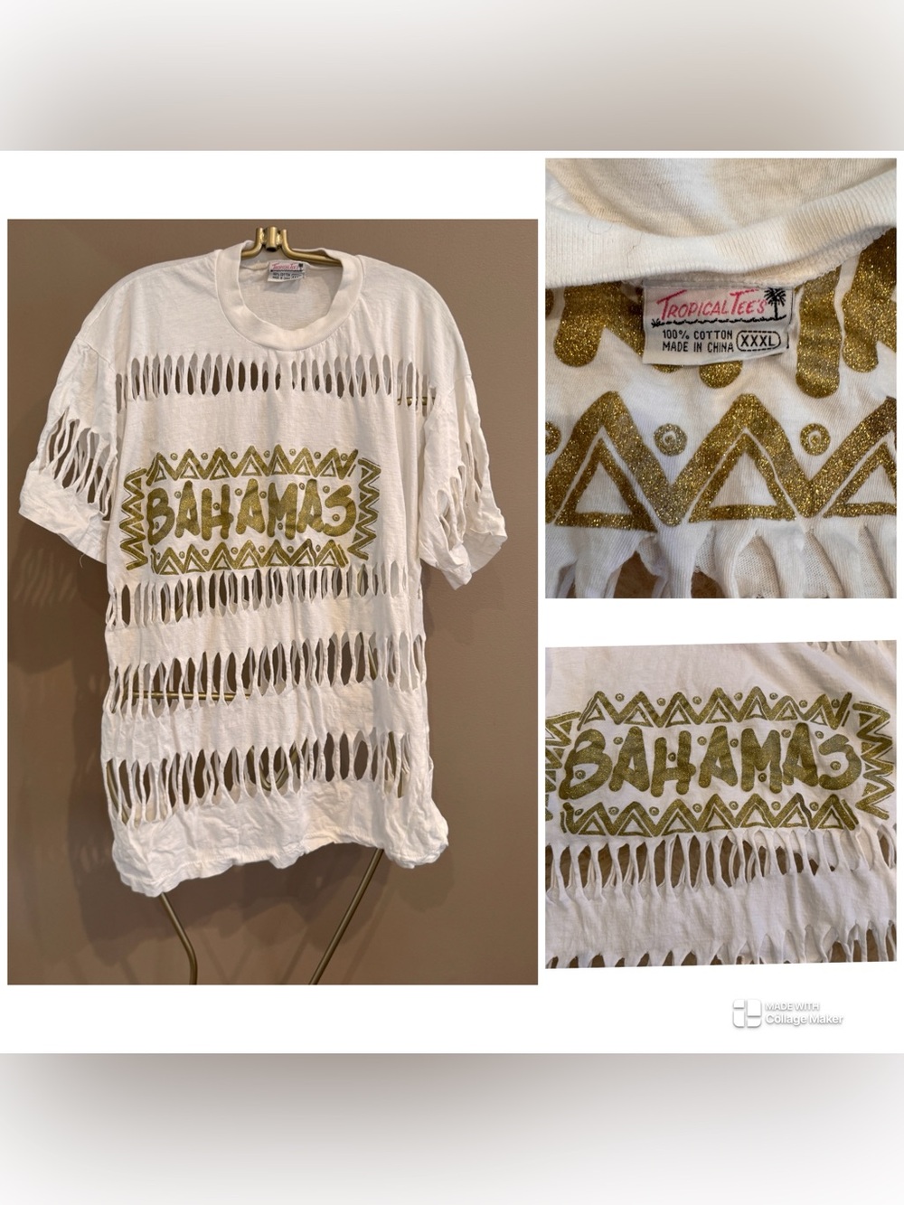 Vintage 1990s Bahamas souvenir tee